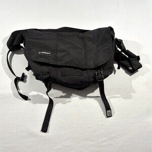 Timbuk2 Messenger Bag Black Medium Shoulder Strap Laptop Travel Work Crossbody